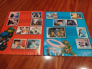 Álbum antiguo de cromos Tortugas Ninja