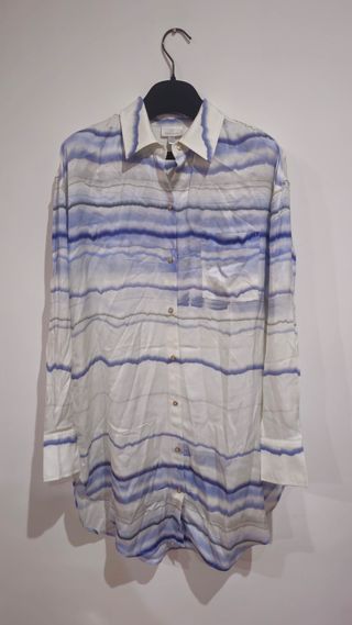 Camicia Sportalm a righe blu e bianche