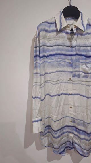 Camicia Sportalm a righe blu e bianche