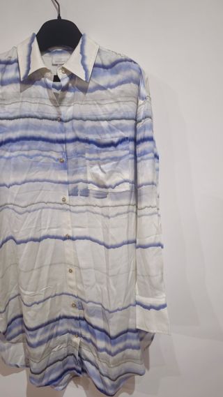 Camicia Sportalm a righe blu e bianche