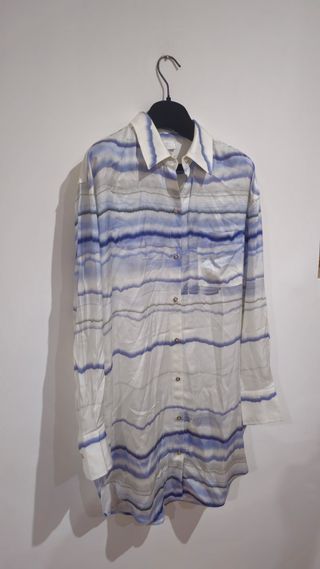 Camicia Sportalm a righe blu e bianche