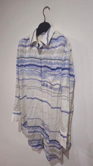 Camicia Sportalm a righe blu e bianche
