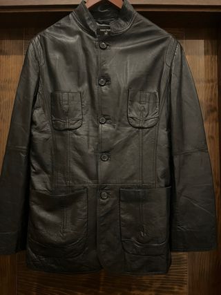 CARLO COLUCCI - Chaquetón piel vintage auténtica
