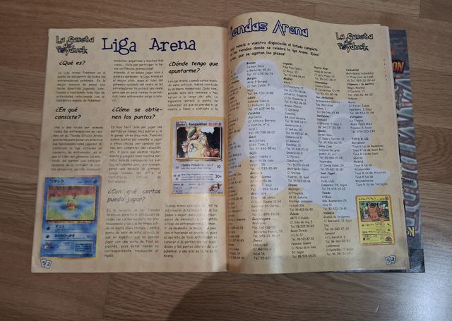 Revista n°1 "Arena" de cartas coleccionables.