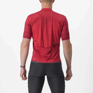 Maillot Castelli Unlimited Terra - Rojo - M