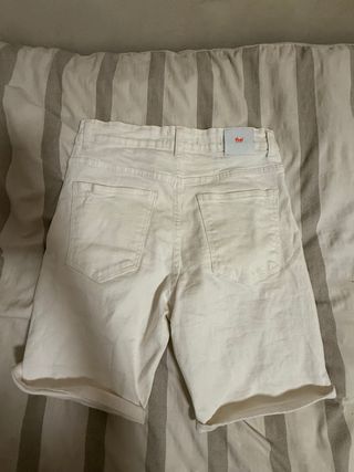 Shorts vaqueros blancos 