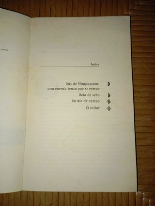 Libro: Bola de Sebo y Otros Relatos