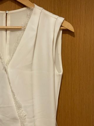 Mono blanco vestir encaje