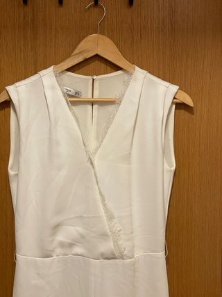 Mono blanco vestir encaje