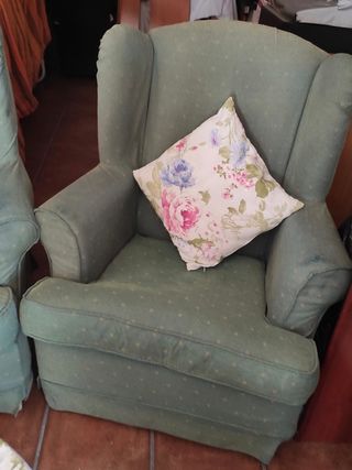 Sillones vintage verdes