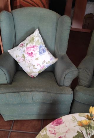 Sillones vintage verdes