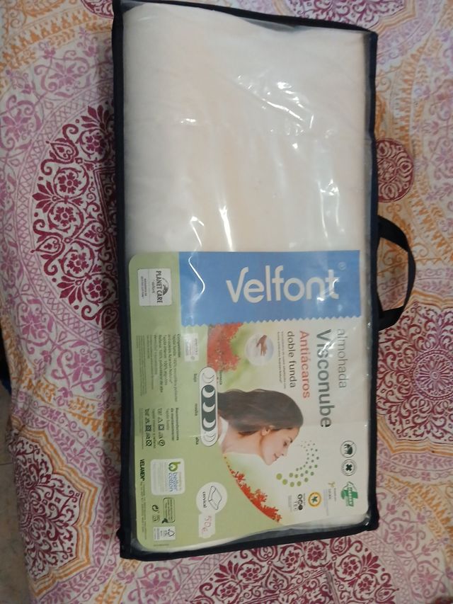 Almohada Visconube Velfont - Antiácaros