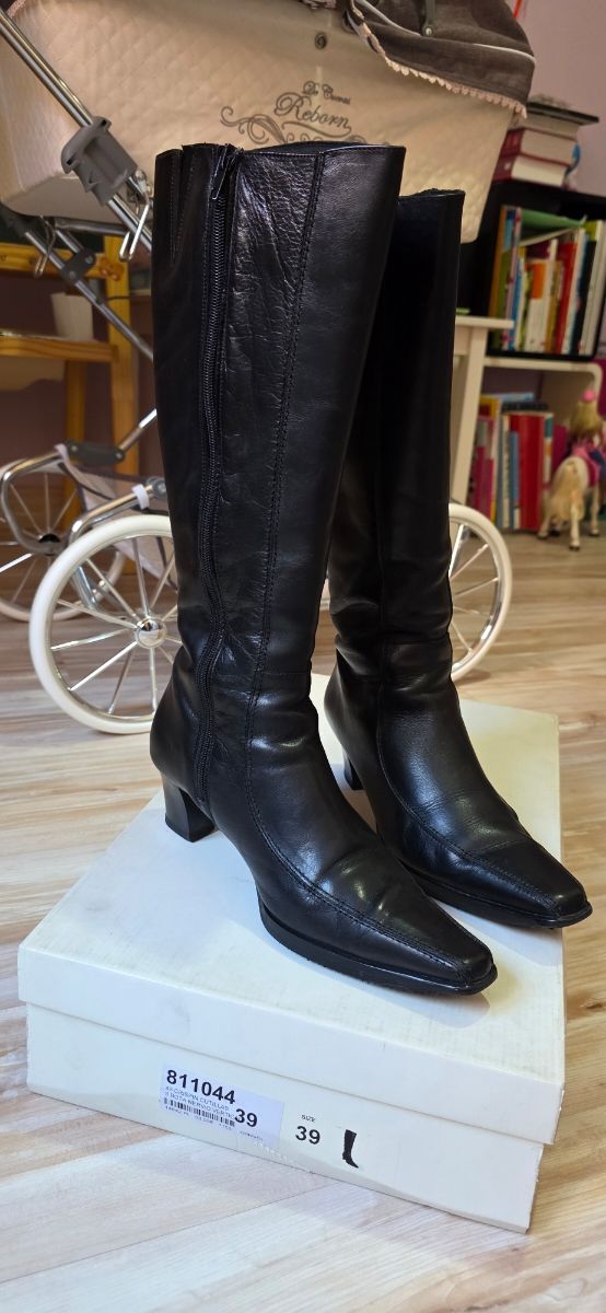 Botas de piel para mujer - 39