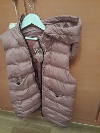 Chaleco Zara niña rosa 8-9 años