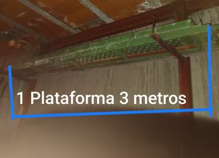 Andamio metálico c/ruedas