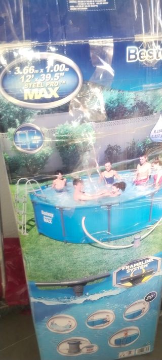 Piscina desmontable- 3,66mx1m