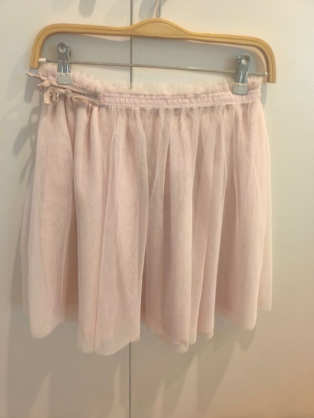 Falda tul rosa niña - Talla 14