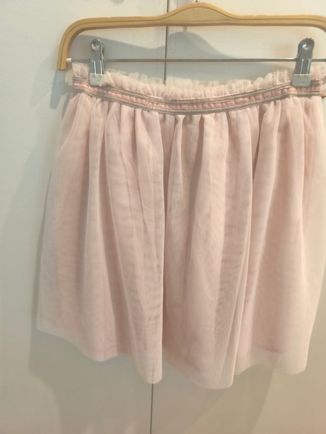 Falda tul rosa niña - Talla 14