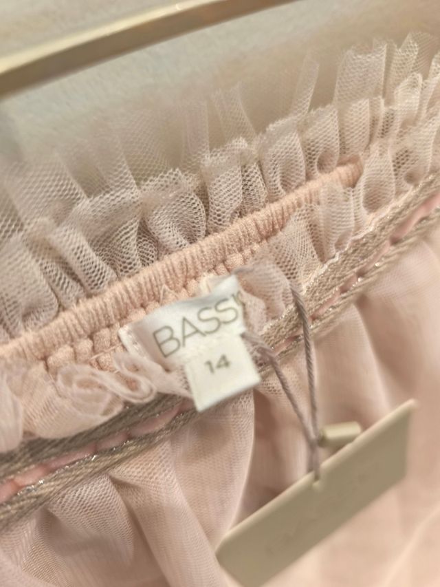 Falda tul rosa niña - Talla 14