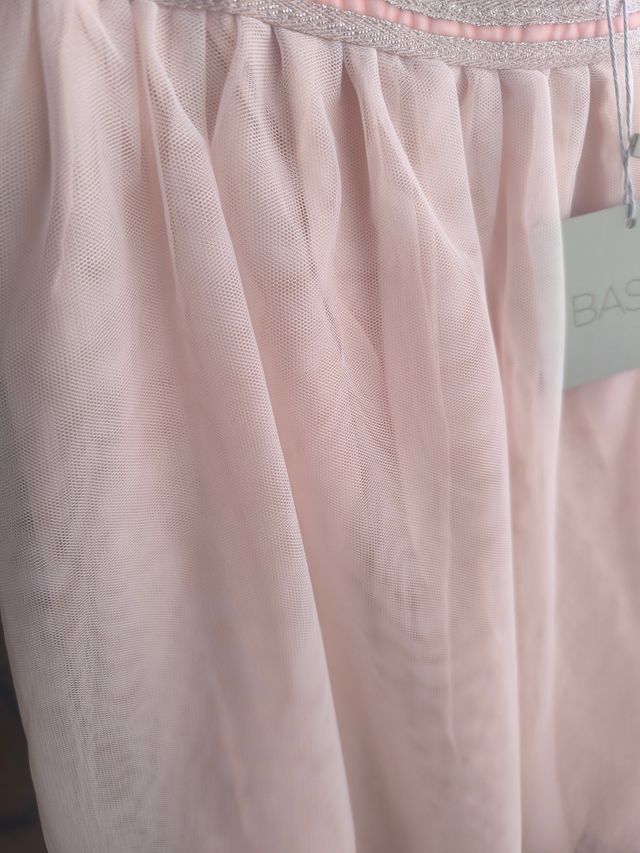 Falda tul rosa niña - Talla 14