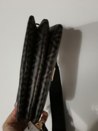 Bolso Aldo bandolera marrón-negro