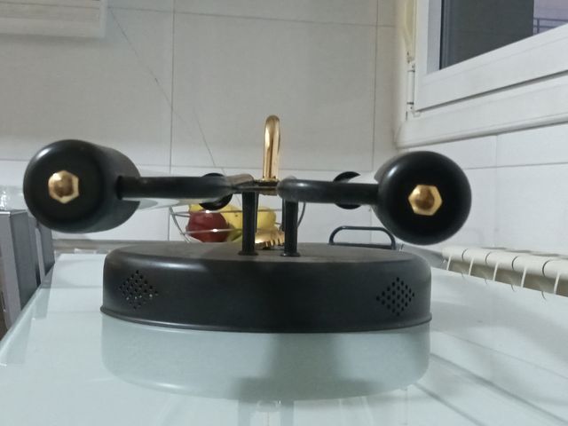 Lampara vintage doble tubo