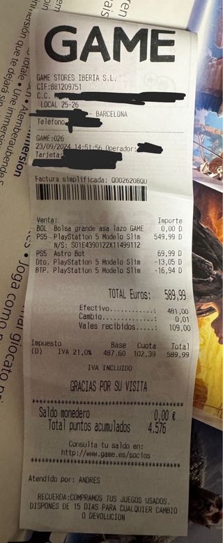 PlayStation 5 slim in perfette condizioni + giochi 