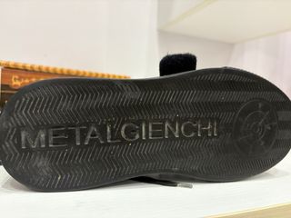 Scarpe Gienchi glitter argento 40
