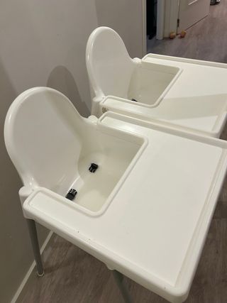 2 seggioloni Ikea bianchi