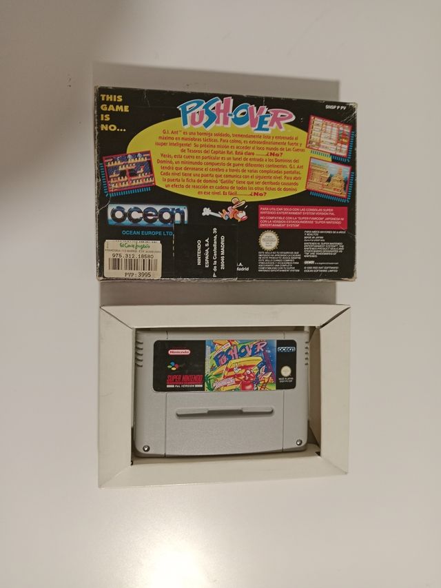 Pushover Super Nintendo PAL