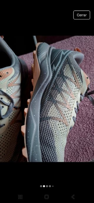 Zapatillas trekking beige-gris