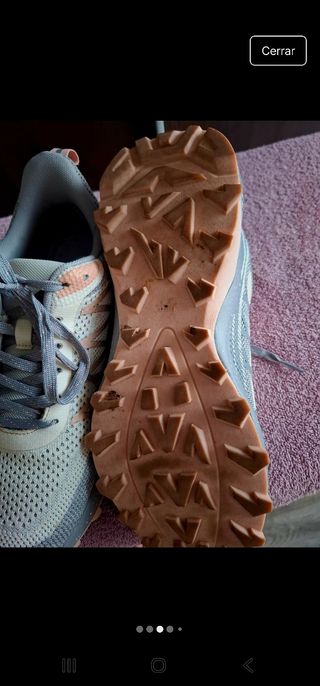 Zapatillas trekking beige-gris