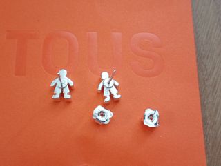Pendientes Tous niño plata