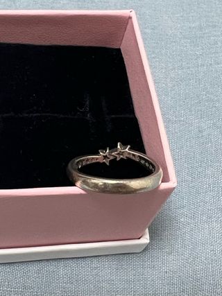 Anillo Pandora Plata Estrella
