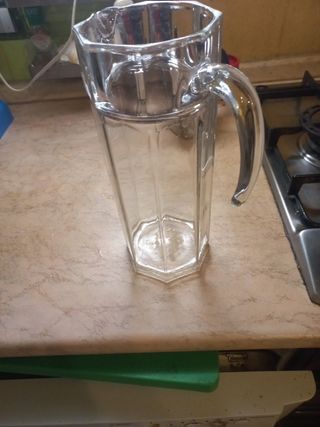 Caraffa pesante vetro trasparente