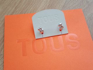 Pendientes Tous oso plata