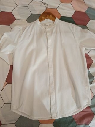 Camisa blanca niño talla S