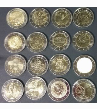 Lote 15 monedas 2 euros 2024.
SIN CIRCULAR.