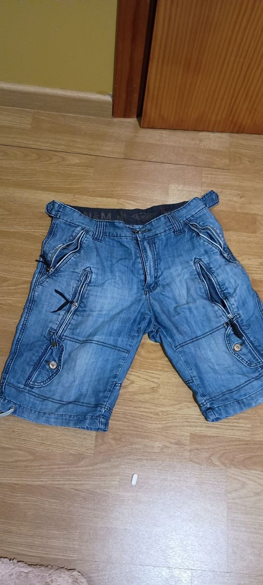 Shorts Vaqueros Hombre - Azul