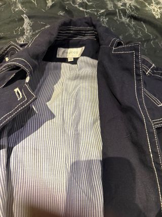Gabardina Trucco azul marino - Talla S
