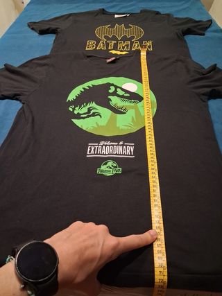 Pack Camisetas Batman & Jurassic Park