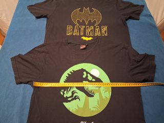 Pack Camisetas Batman & Jurassic Park