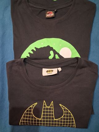 Pack Camisetas Batman & Jurassic Park