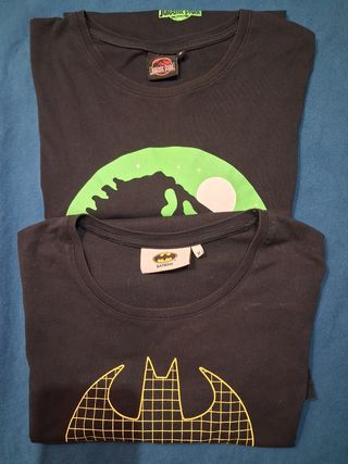 Pack Camisetas Batman & Jurassic Park
