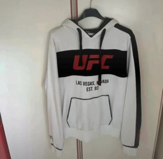 Felpa UFC bianca e nera