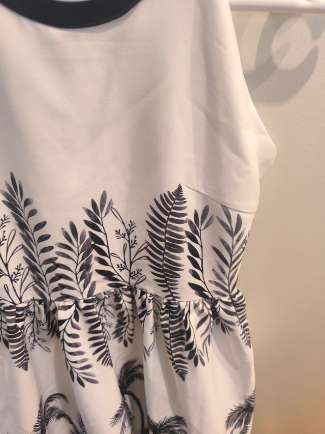 Vestido Mayoral niña o chica - Blanco y negro T16