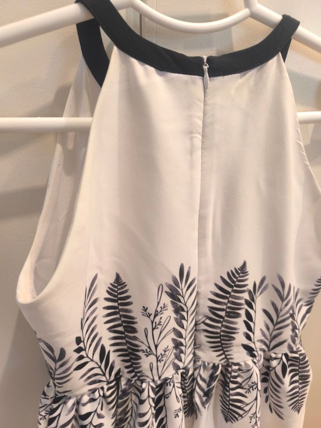 Vestido Mayoral niña o chica - Blanco y negro T16