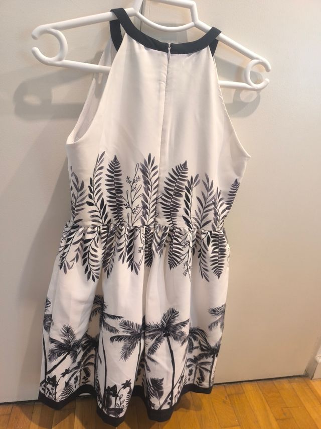 Vestido Mayoral niña o chica - Blanco y negro T16