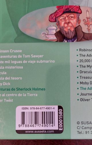 Clásicos español-inglés susaeta