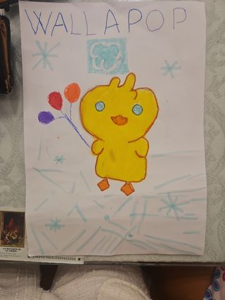 A mi sobrina le hace ilusión ponerlo aquí 